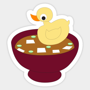 Miso Rubber Ducky Sticker